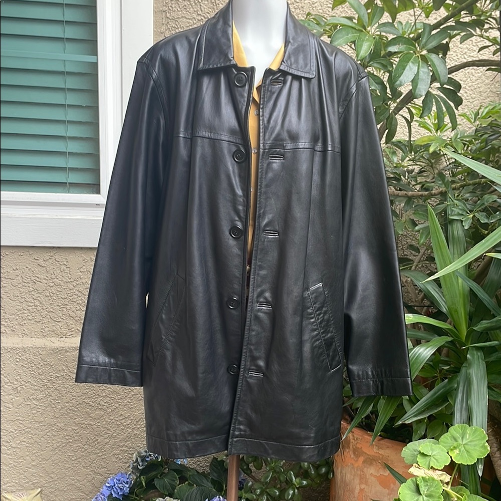 Men's Vintage Expert by Evergreen Black Leather Jacket